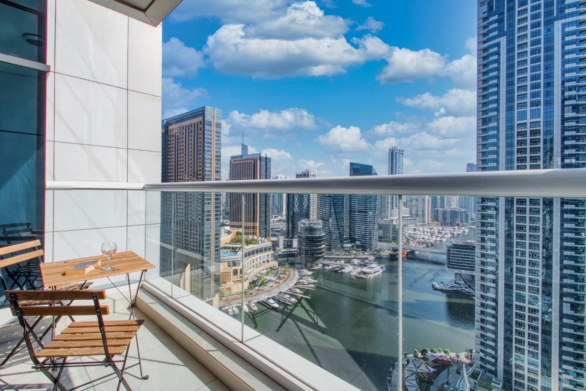 Ferienwohnung Iconic 2Br With Marina Views Dubai Exterior foto