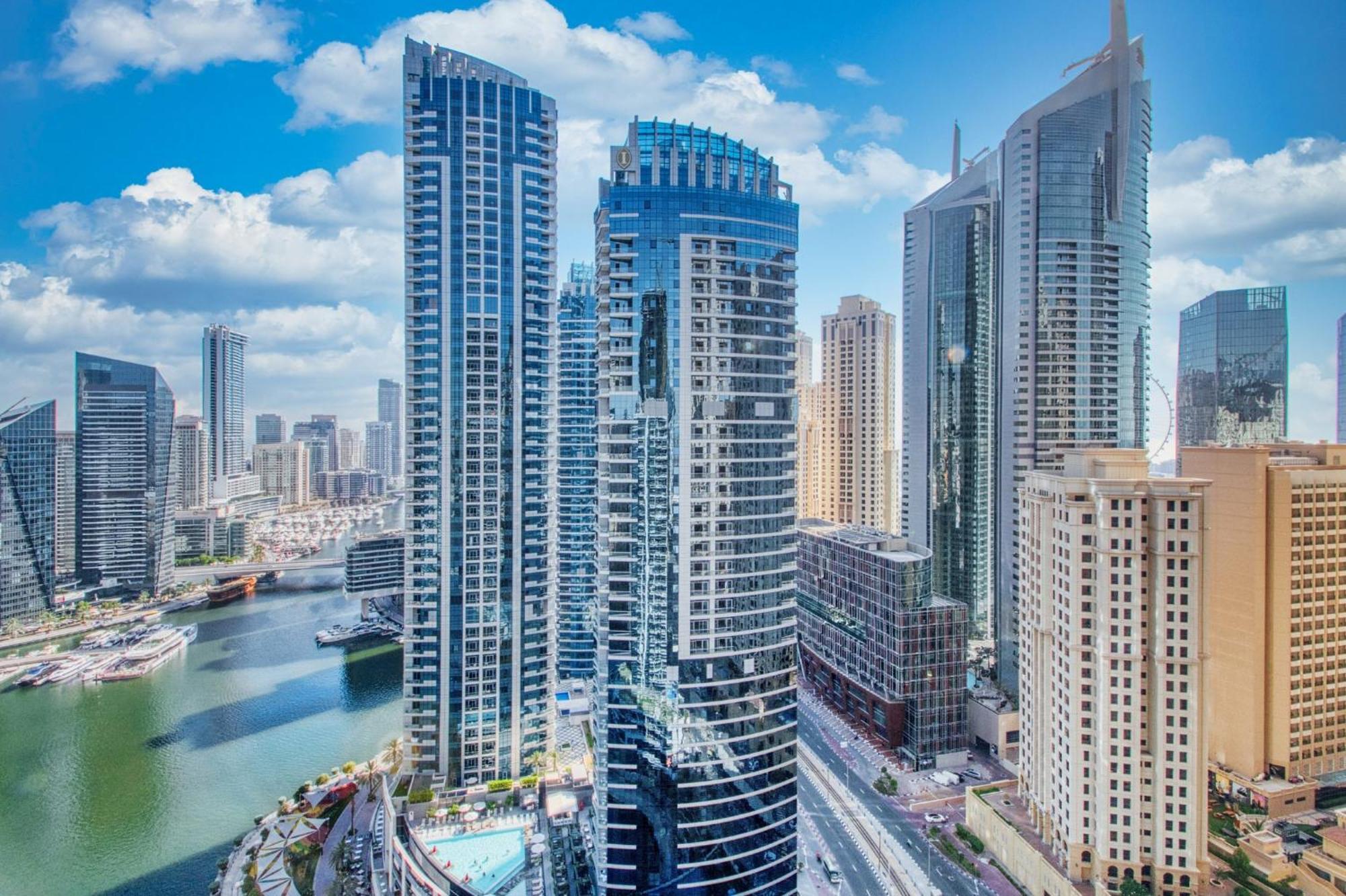 Ferienwohnung Iconic 2Br With Marina Views Dubai Exterior foto