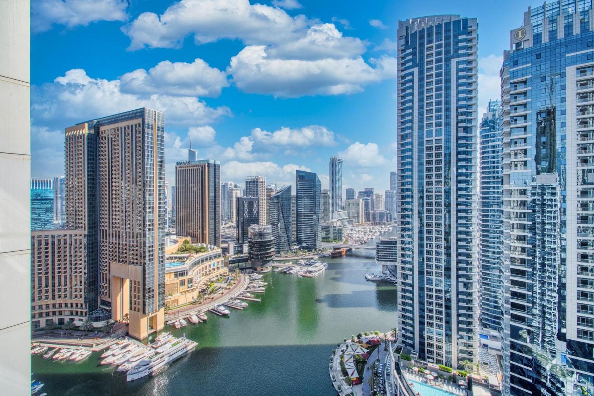 Ferienwohnung Iconic 2Br With Marina Views Dubai Exterior foto